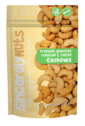 Roasted & Salted Cashews 7 Oz. (12 Pack)