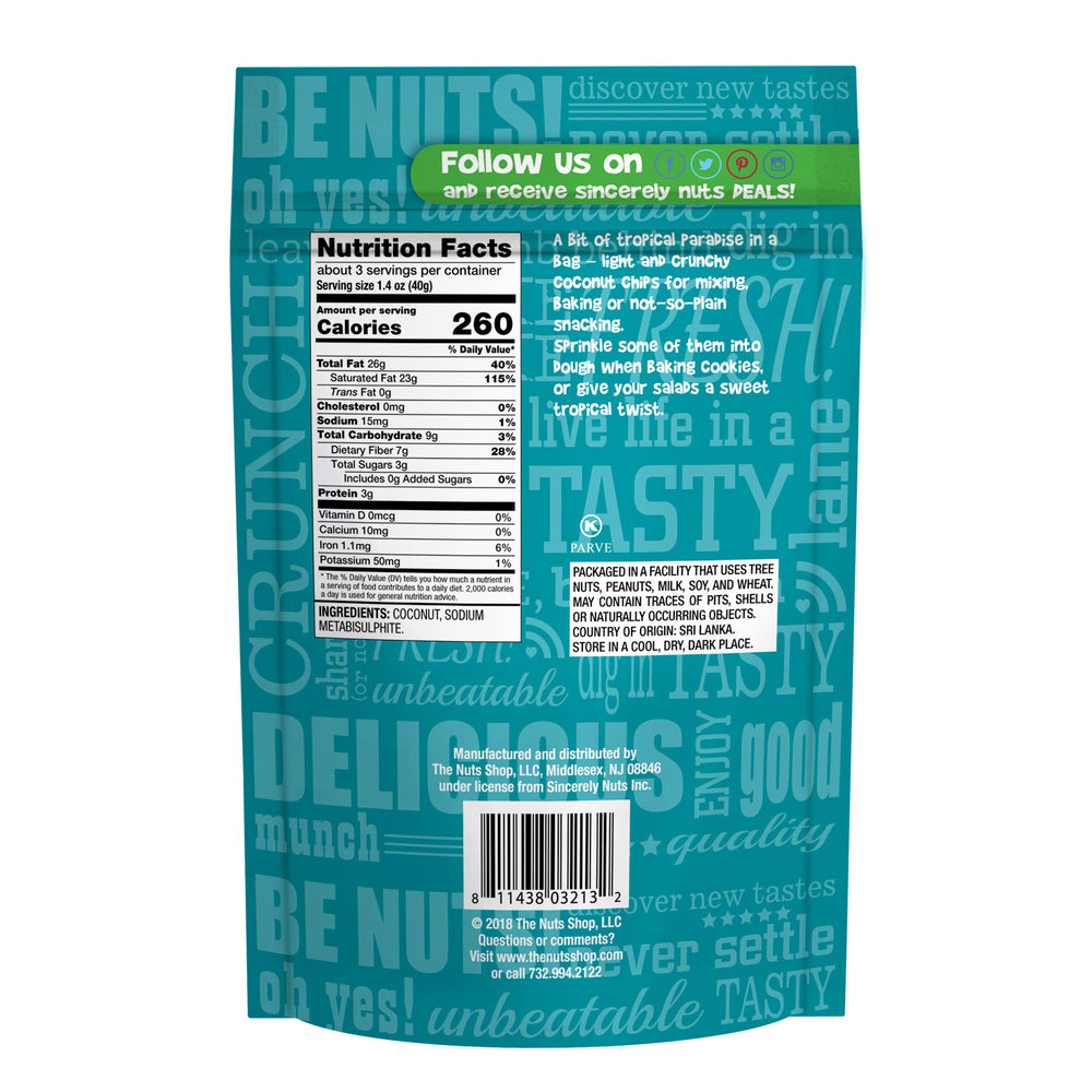 
            
                Load image into Gallery viewer, Gourmet Unsweetened Coconut Chips 4 Oz. (12 Pack)
            
        