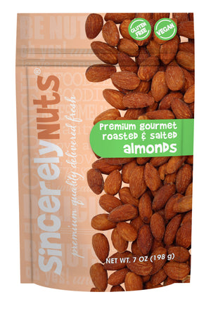 
            
                Load image into Gallery viewer, Roasted &amp;amp; Salted  Almonds 7 Oz. (12 Pack)
            
        