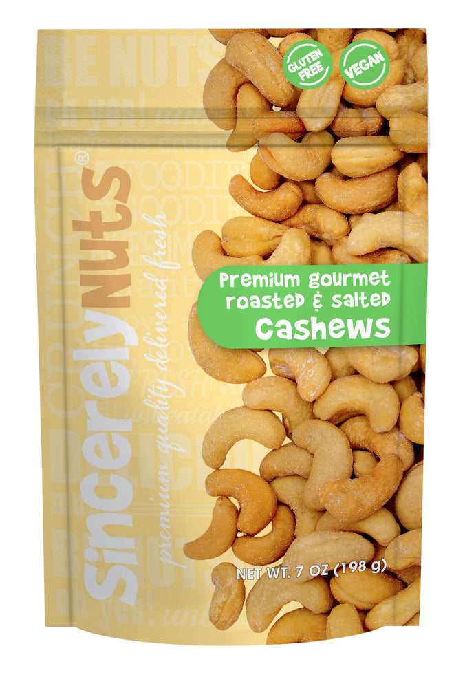 Roasted & Salted Cashews 7 Oz. (12 Pack)