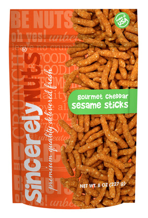
            
                Load image into Gallery viewer, Gourmet Cheddar Sticks 8 Oz. (12 Pack)
            
        
