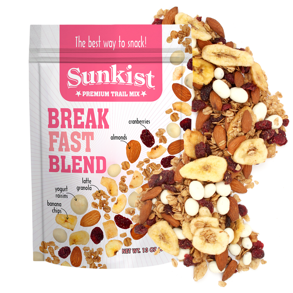 Sunkist® Breakfast Blend Trail Mix 13 Oz (12 Pack)