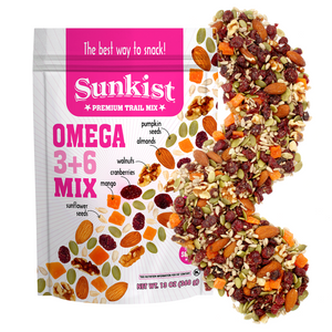 
            
                Load image into Gallery viewer, Sunkist® Omega 3+6 Trail Mix 13 Oz (12 Pack)
            
        